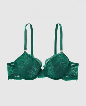 La Senza Lightly Lined Demi Women's Bras Green | vUCt0t7T