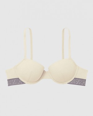 La Senza Lightly Lined Demi Women's Bras Pearl | bf093e9g