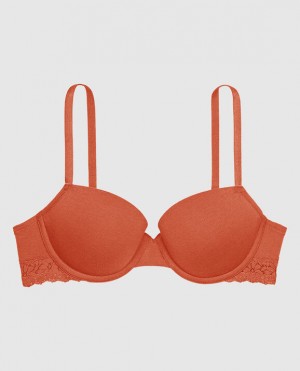 La Senza Lightly Lined Demi Women's Bras Terra Cotta | n5ivts0w