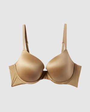 La Senza Lightly Lined Demi Women's Bras Pecan | zOXBvCFg