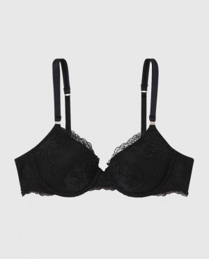 La Senza Lightly Lined Full Coverage Women's Bras Black | tGhCECiY