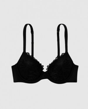 La Senza Lightly Lined Full Coverage Women's Bras Black | EBltLlcc