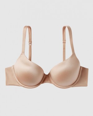 La Senza Lightly Lined Full Coverage Women's Bras Rosetan | 0LXhLR4h