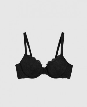 La Senza Lightly Lined Full Coverage Women's Bras Black | boV2Q6hJ