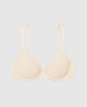 La Senza Lightly Lined Full Coverage Women's Bras Pearl | xfgpAqDx