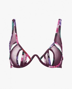 La Senza Mesh Women's Bras Purple | jQFfzAss