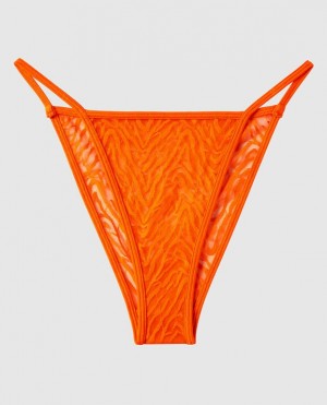 La Senza Mini Cheeky Panty Women's Underwear Orange | PrLO3tuy