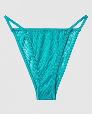 La Senza Mini Cheeky Panty Women's Underwear Turquoise | 4fGUduks