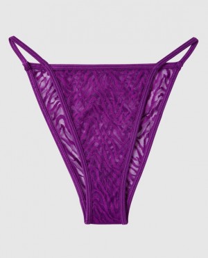 La Senza Mini Cheeky Panty Women's Underwear Purple | n1tXuDXe