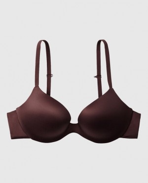 La Senza Push Up Women's Bras Beige | Fp7tODK3