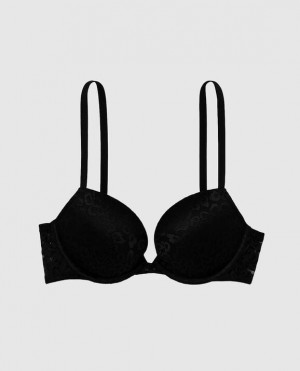 La Senza Push Up Women's Bras Black | TLUOPW3a