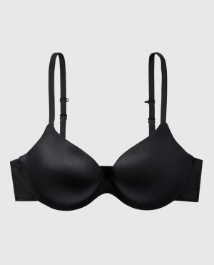 La Senza Push Up Women's Bras Black | YZc3mwhD