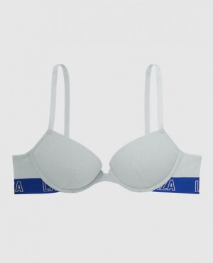 La Senza Push Up Women's Bras Grey | S7PRc2go