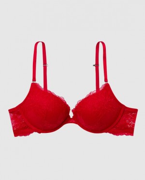 La Senza Push Up Women's Bras Red | kdrWnD3J