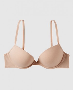 La Senza Push Up Women's Bras Rosetan | 9Kqj9xtb