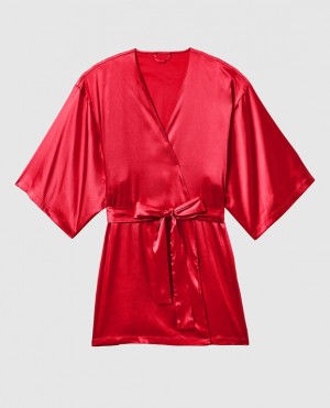 La Senza Robe Obv Robe Women's Pajamas Red | 2MvIeLY6