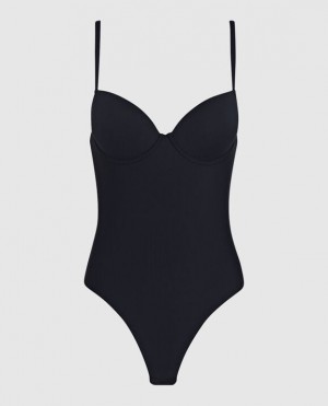 La Senza Smoothing Bodysuit Women's Accessories Black | TNmMIepQ