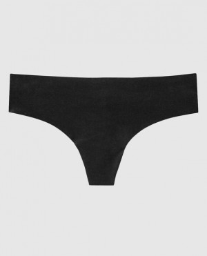 La Senza Thong Panty Women's Underwear Black | hWHmgAjo