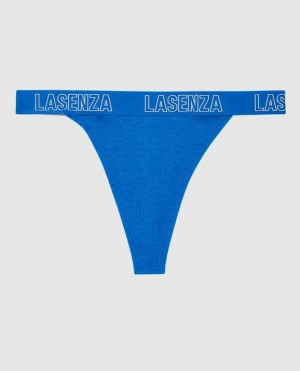 La Senza Thong Panty Women's Underwear Deep Blue | 367Qxq8q