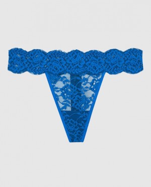 La Senza Thong Panty Women's Underwear Deep Blue | kiCf1tvb