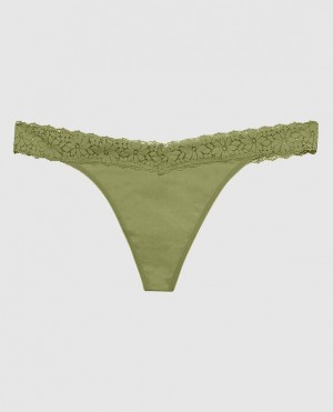 La Senza Thong Panty Women's Underwear Fern | CYkjdSN1