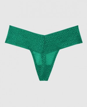 La Senza Thong Panty Women's Underwear Green | ope8Cu6x