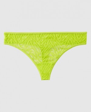 La Senza Thong Panty Women's Underwear Limelight | Prj6D7rD