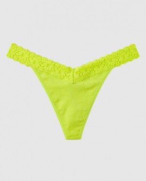 La Senza Thong Panty Women's Underwear Limelight | Xx447cpq