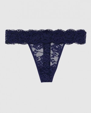 La Senza Thong Panty Women's Underwear Ocean Cavern | un0auP31