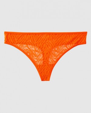 La Senza Thong Panty Women's Underwear Orange | dXJQHfXu