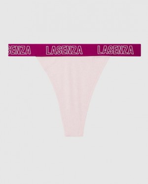 La Senza Thong Panty Women's Underwear Pink | WQ2qG5Kn