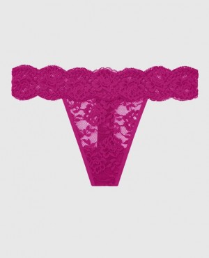 La Senza Thong Panty Women's Underwear Pink | M200EGZz