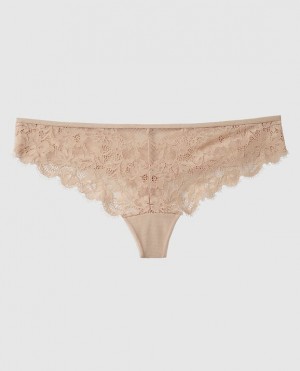 La Senza Thong Panty Women's Underwear Rosetan | agYo0XBe