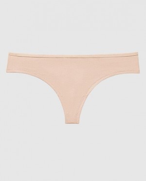 La Senza Thong Panty Women's Underwear Rose Brown | LVlw4i97