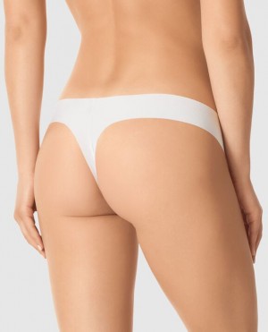 La Senza Thong Panty Women's Underwear White | nocvYatS