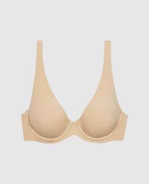 La Senza Unlined Microfiber Women's Bras Rosetan | Jy6g0em8