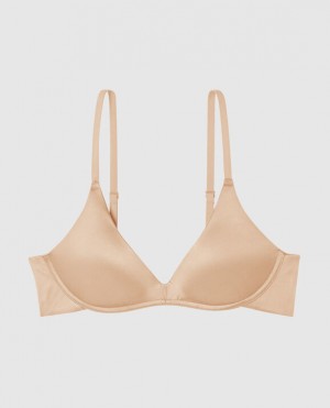 La Senza Wireless Light Push Up Women's Bras Rosetan | gDDG9Ln9