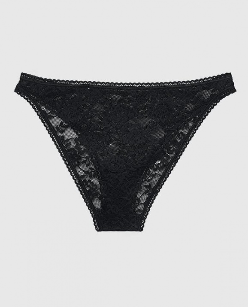 La Senza Bikini Panty Women's Underwear Black | 9EjfNjwY