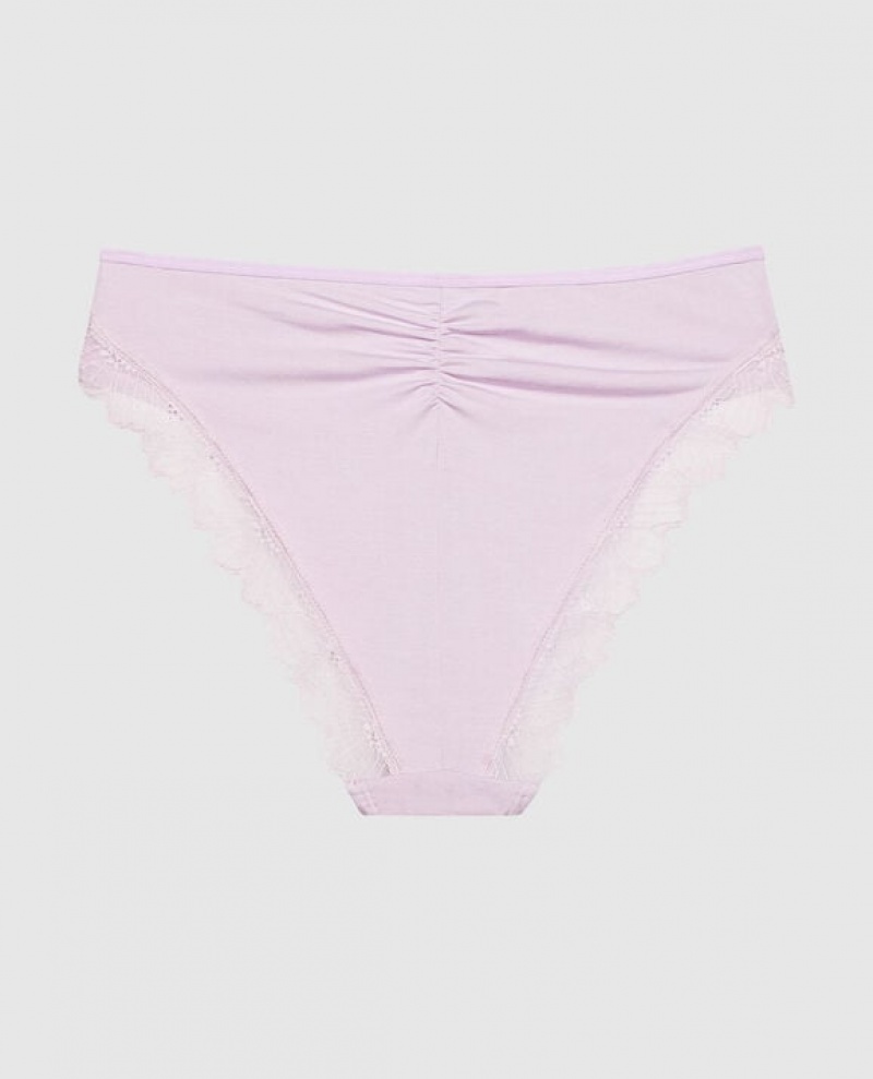 La Senza Bikini Panty Women's Underwear Purple | sewLzuzO