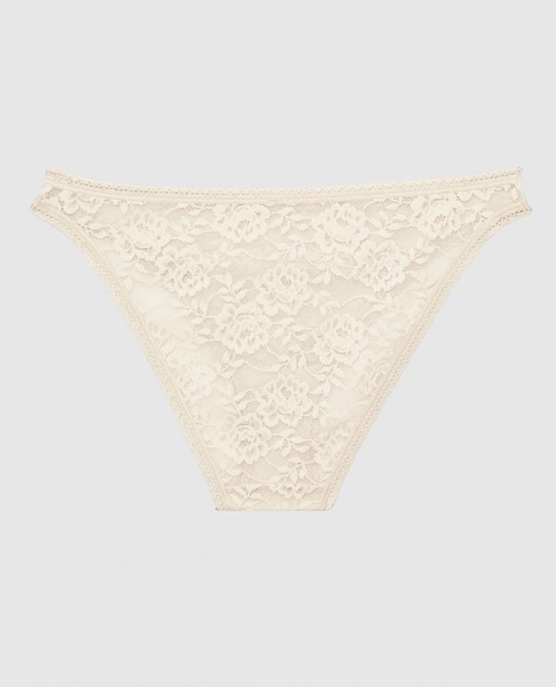 La Senza Bikini Panty Women's Underwear Pearl | Rne9MtmP