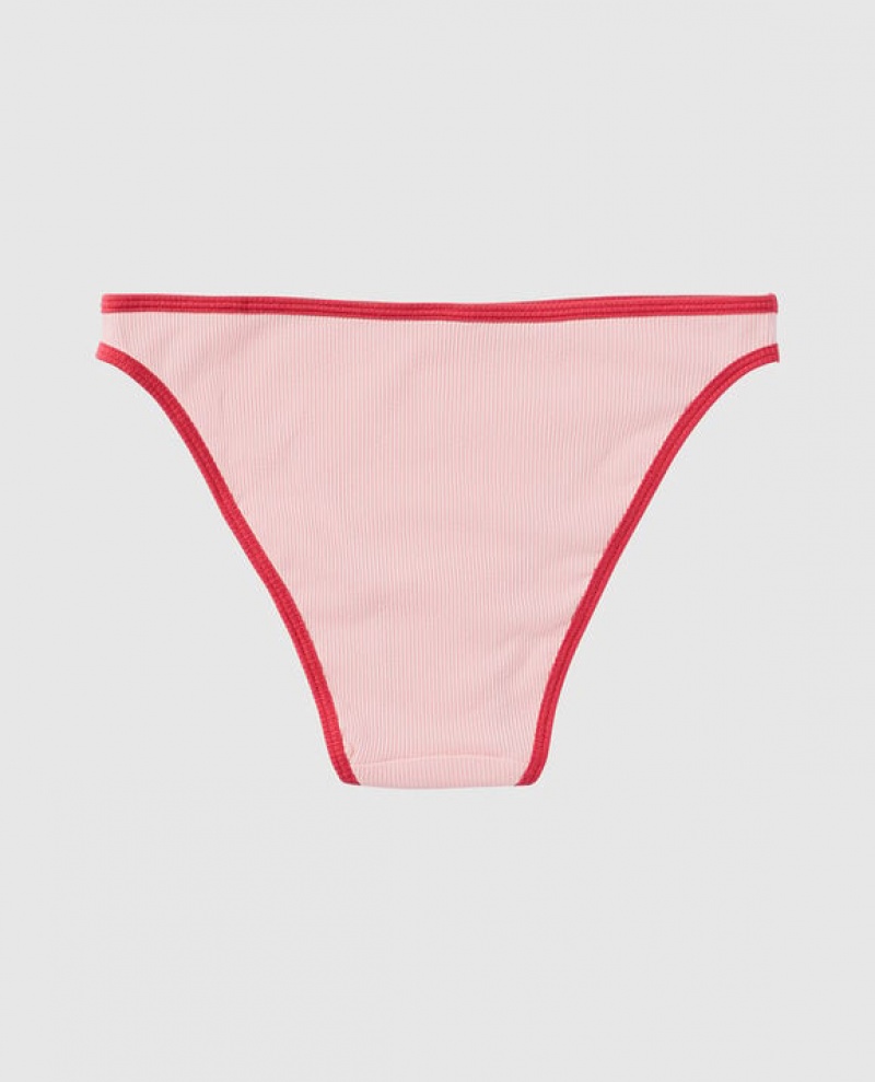 La Senza Bikini Panty Women's Underwear Pink | 4voQDfrx