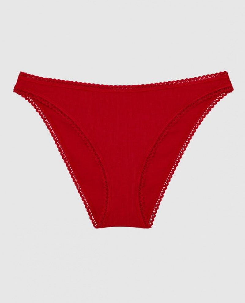 La Senza Bikini Panty Women\'s Underwear Red | 5Gp32zVw