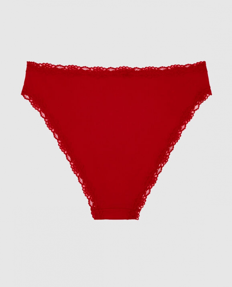 La Senza Bikini Panty Women's Underwear Red | KqLKpwJj