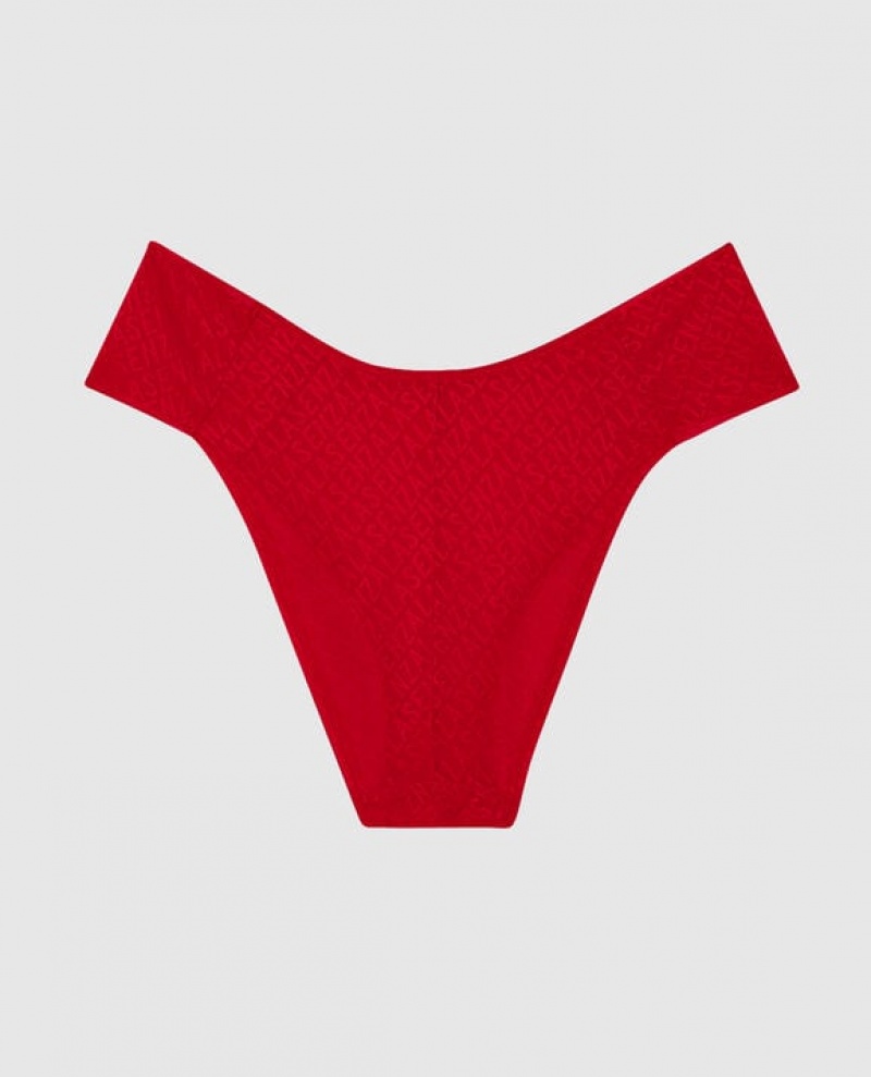 La Senza Bikini Panty Women's Underwear Red | wpAzjX2v