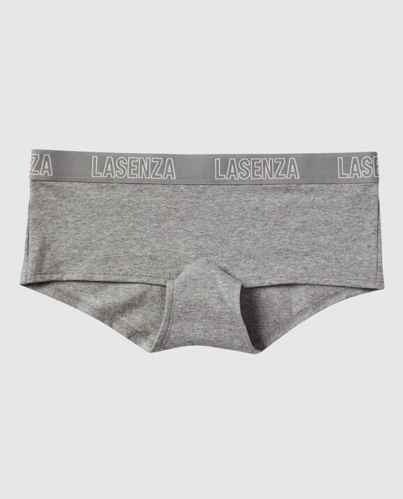 La Senza Boyshort Panty Women\'s Underwear Grey | jEWUpUfG