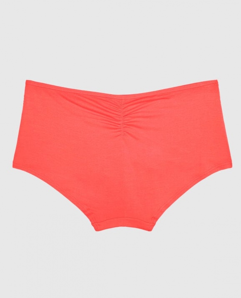 La Senza Boyshort Panty Women's Underwear Red | jlRBN9pM