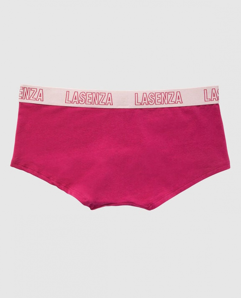 La Senza Boyshort Panty Women's Underwear Fuchsia | ABeaBZeI