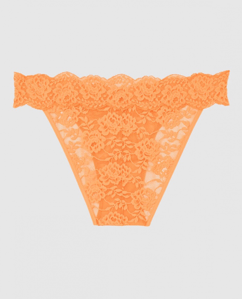 La Senza Cheeky Panty Women's Underwear Apricot | 5rIPJygg