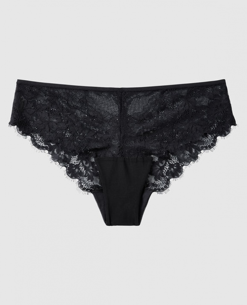 La Senza Cheeky Panty Women\'s Underwear Black | BewTBq0j