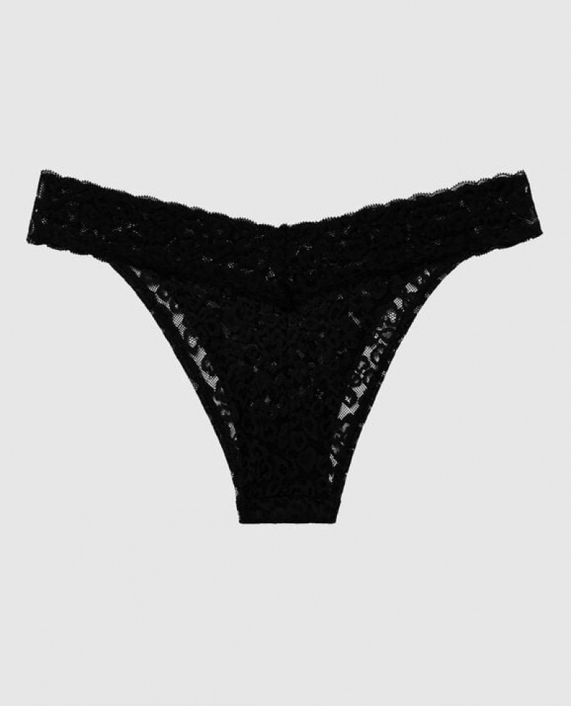 La Senza Cheeky Panty Women's Underwear Black | B3ODy1LX